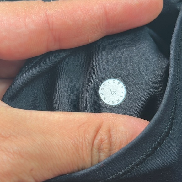 Lululemon Fast & Free Crop II *Nulux 19" Black - Picture 5 of 6